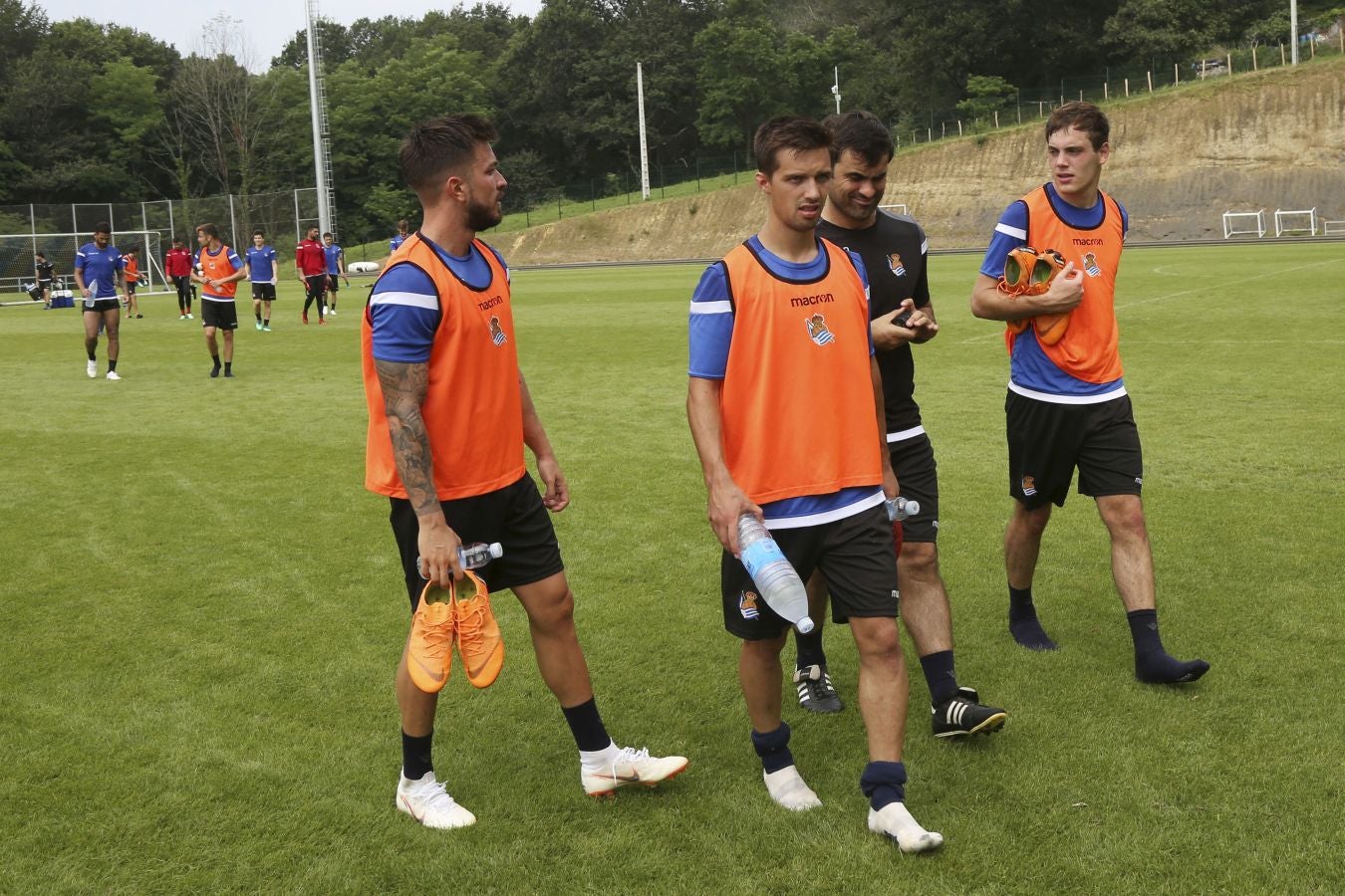 Segundo entrenamiento de la semana en Zubieta para los hombres de Asier Garitano.