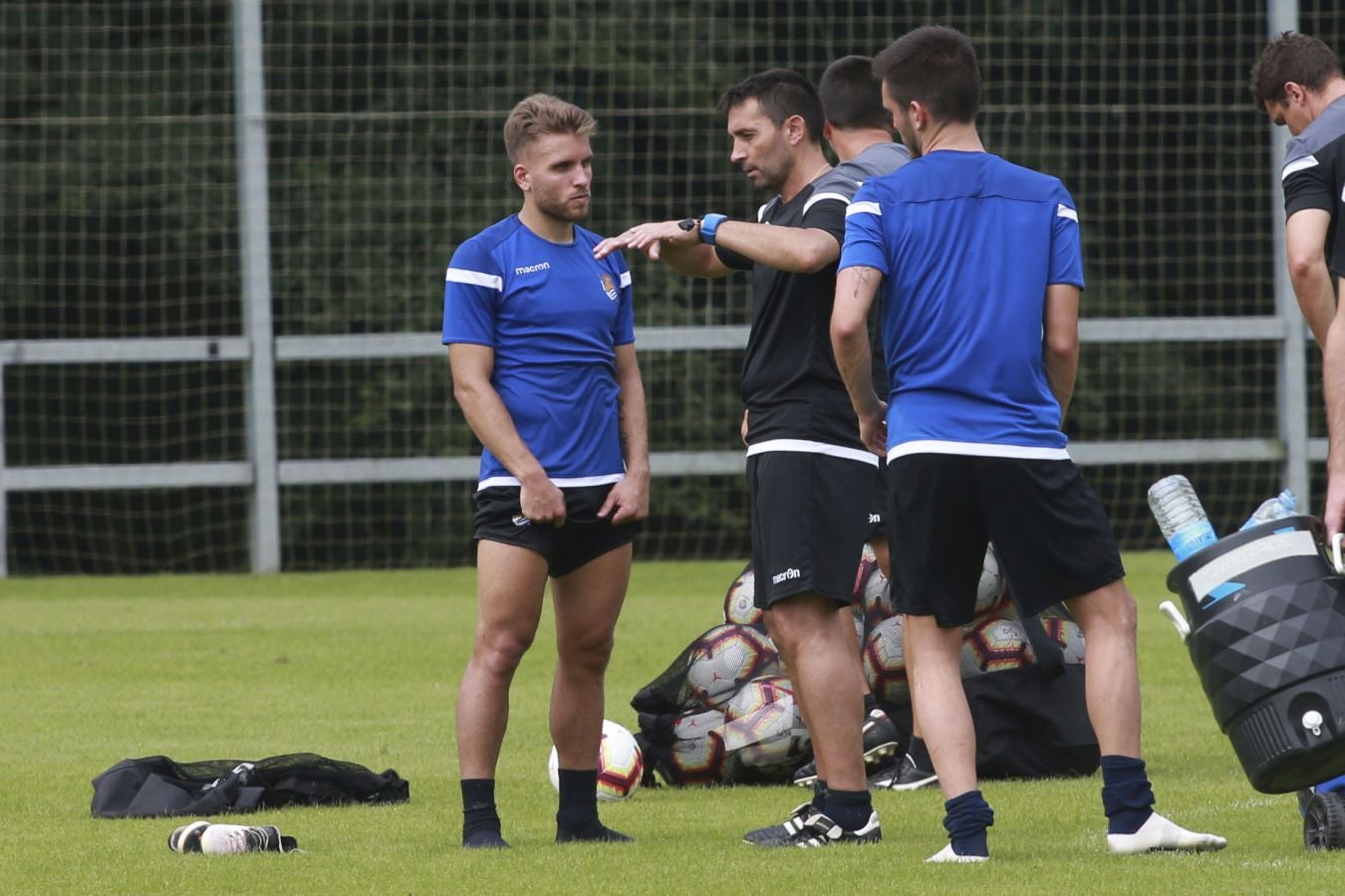 Segundo entrenamiento de la semana en Zubieta para los hombres de Asier Garitano.