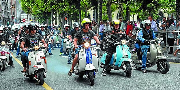 Motores. Las motos de la marca más apreciada en Eibar volverán a tomar las calles el próximo fin de semana.