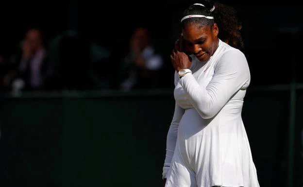 Serena Williams, Angelike Kerner alemaniarraren aurkako finalean.