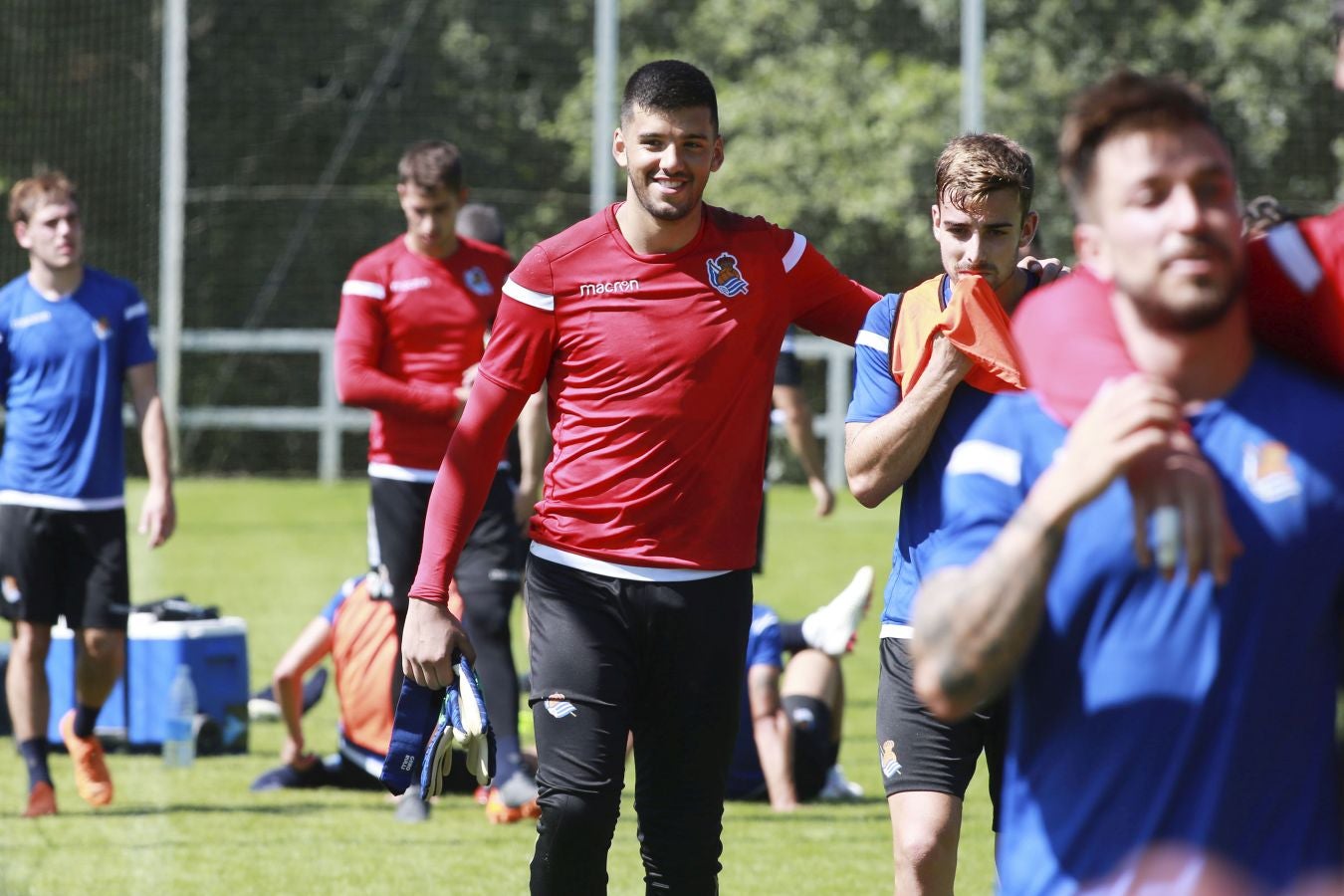 El mexicano ha retomado los entrenamientos tras disfrutar de unos días de descanso consesuados con la Real Sociedad al haber participado en el Mundial