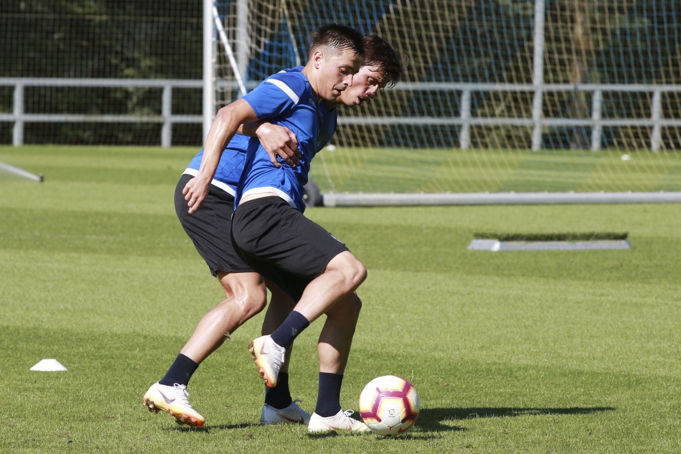 El mexicano ha retomado los entrenamientos tras disfrutar de unos días de descanso consesuados con la Real Sociedad al haber participado en el Mundial