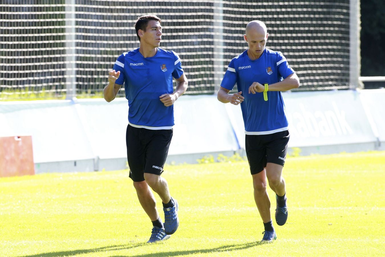 El mexicano ha retomado los entrenamientos tras disfrutar de unos días de descanso consesuados con la Real Sociedad al haber participado en el Mundial