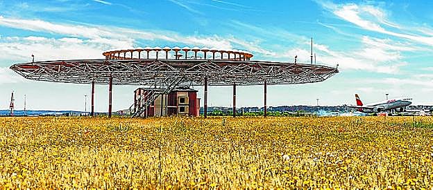 Sistema DVOR en un aeropuerto. 