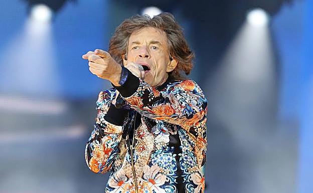 El cantante británico Mick Jagger en el concierto de la gira The Rolling Stones ´No Filter´en junio de 2018