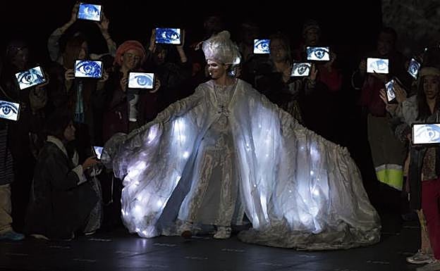Ensayo de La Fura dels Baus en el Kursaal.