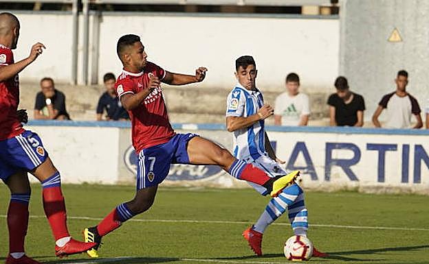 El duelo entre la Real y el Zaragoza se disputa en Tafalla. 