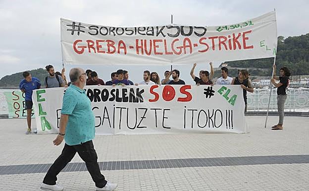 Los socorristas guipuzcoanos llevarán a cabo una huelga indefinida a partir del día 14