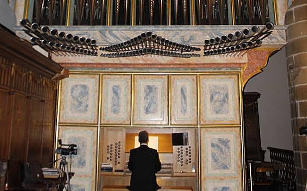 Concierto de organo en Deba. 