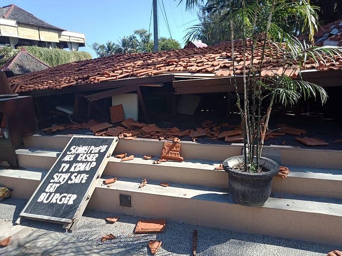 Los rincones turísticos, completamente destrozados.