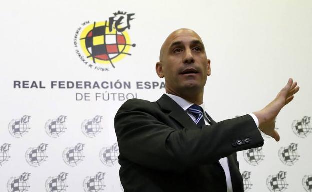 Luis Rubiales, presidente de la FEF. 