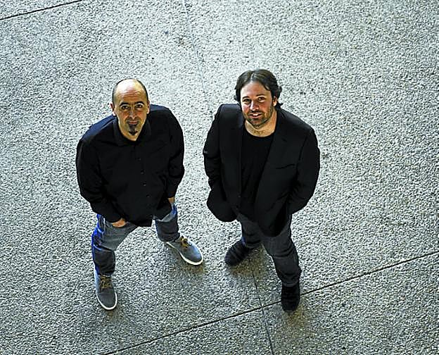 Los dos protagonistas del concierto de esta noche en la parroquia.