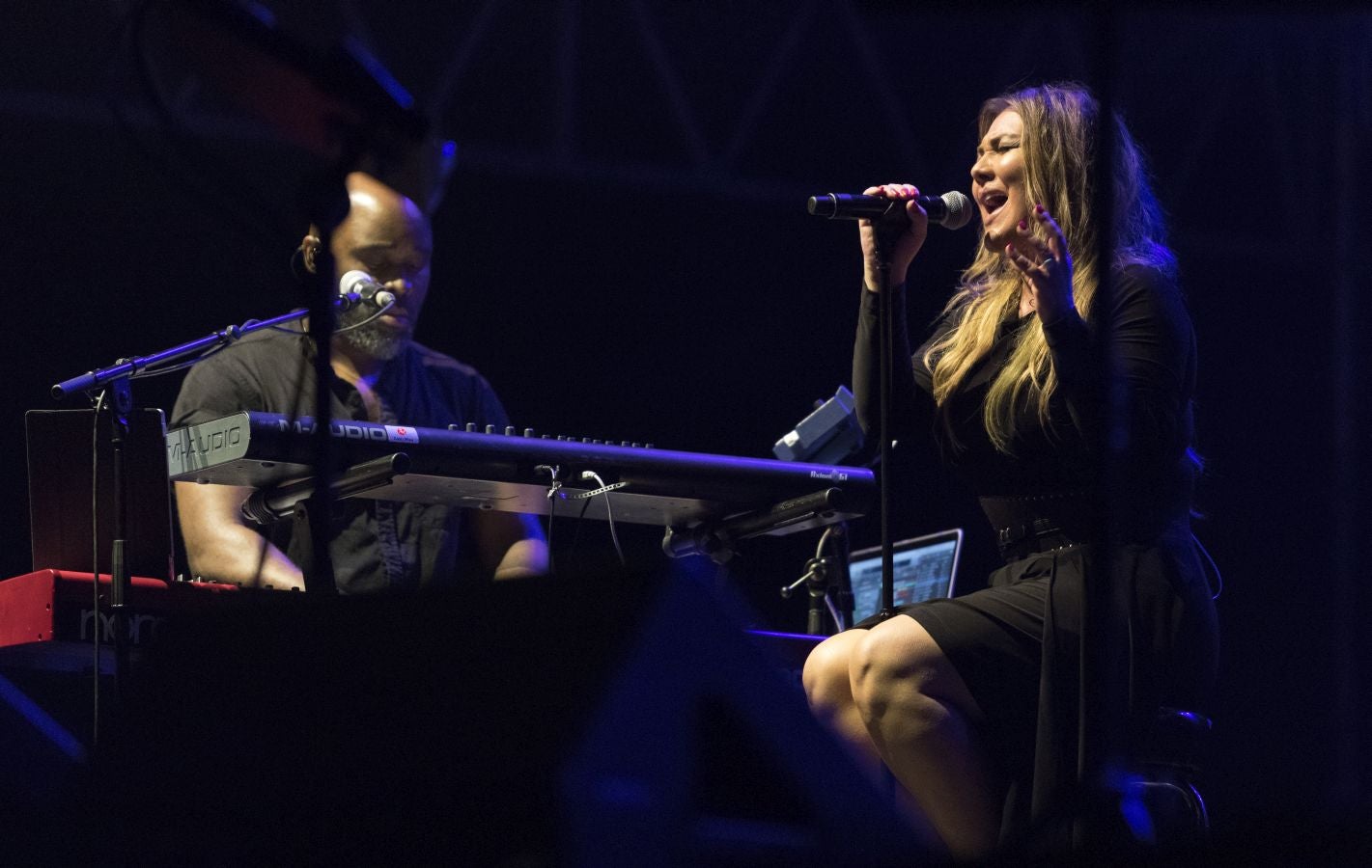 El público vibró con la actuación de la donostiarra en el inicio de las fiestas