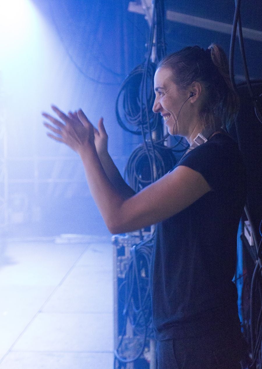 El público vibró con la actuación de la donostiarra en el inicio de las fiestas