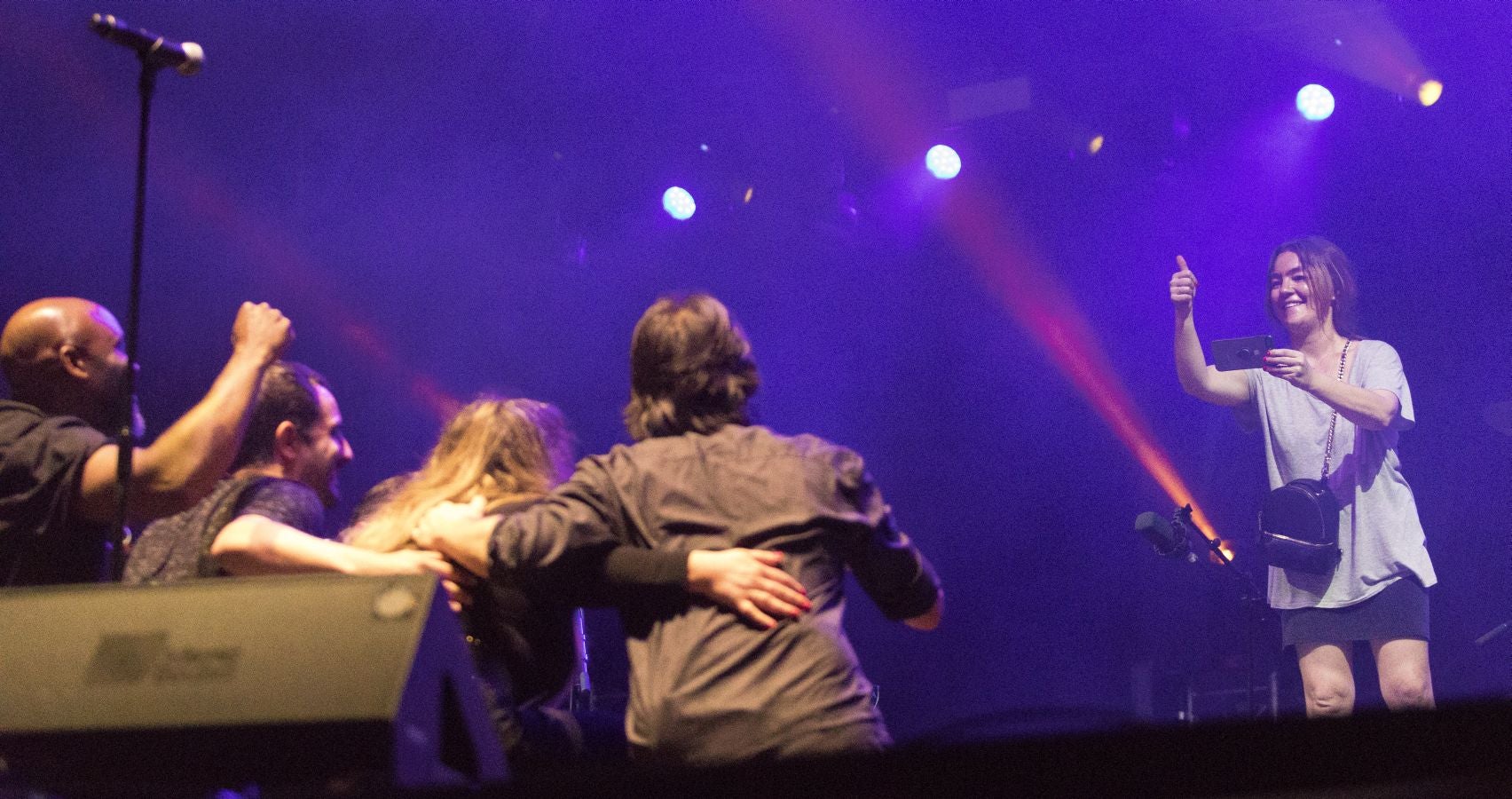 El público vibró con la actuación de la donostiarra en el inicio de las fiestas