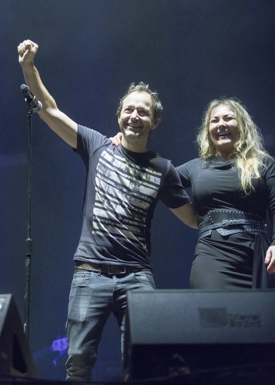 El público vibró con la actuación de la donostiarra en el inicio de las fiestas