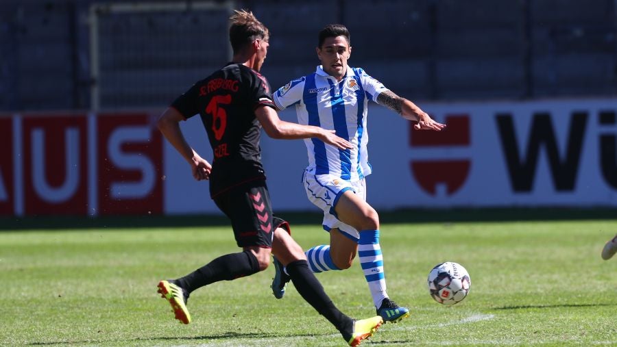 Los de Asier Garitano han arrancado un empate a uno en un partido marcado por el stado del césped, seco y con calvas, y especialmente por el debut de Theo Hernández, que ha jugado alrededor de media hora. 