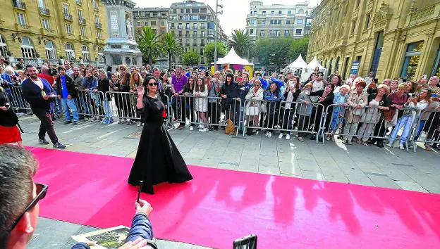 La actriz italiana Monica Belucci levantó gran expectación en la anterior edición del Festival de Cine de San Sebastián.