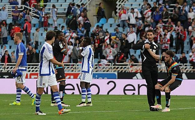Imagen del Real Sociedad-Rayo Vallecano de mayo de 2016.