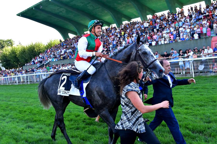El caballo tordo de 4 años 'Cnicht' se ha impuesto este miércoles en los 2.400 metros de la Copa de Oro de San Sebastián, la carrera estrella del hipódromo donostiarra, con la monta del jockey Roberto Carlos Montenegro.