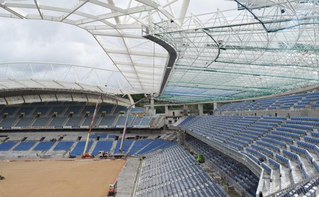 VÏDEO: Tres meses de obras en Anoeta en tres minutos.