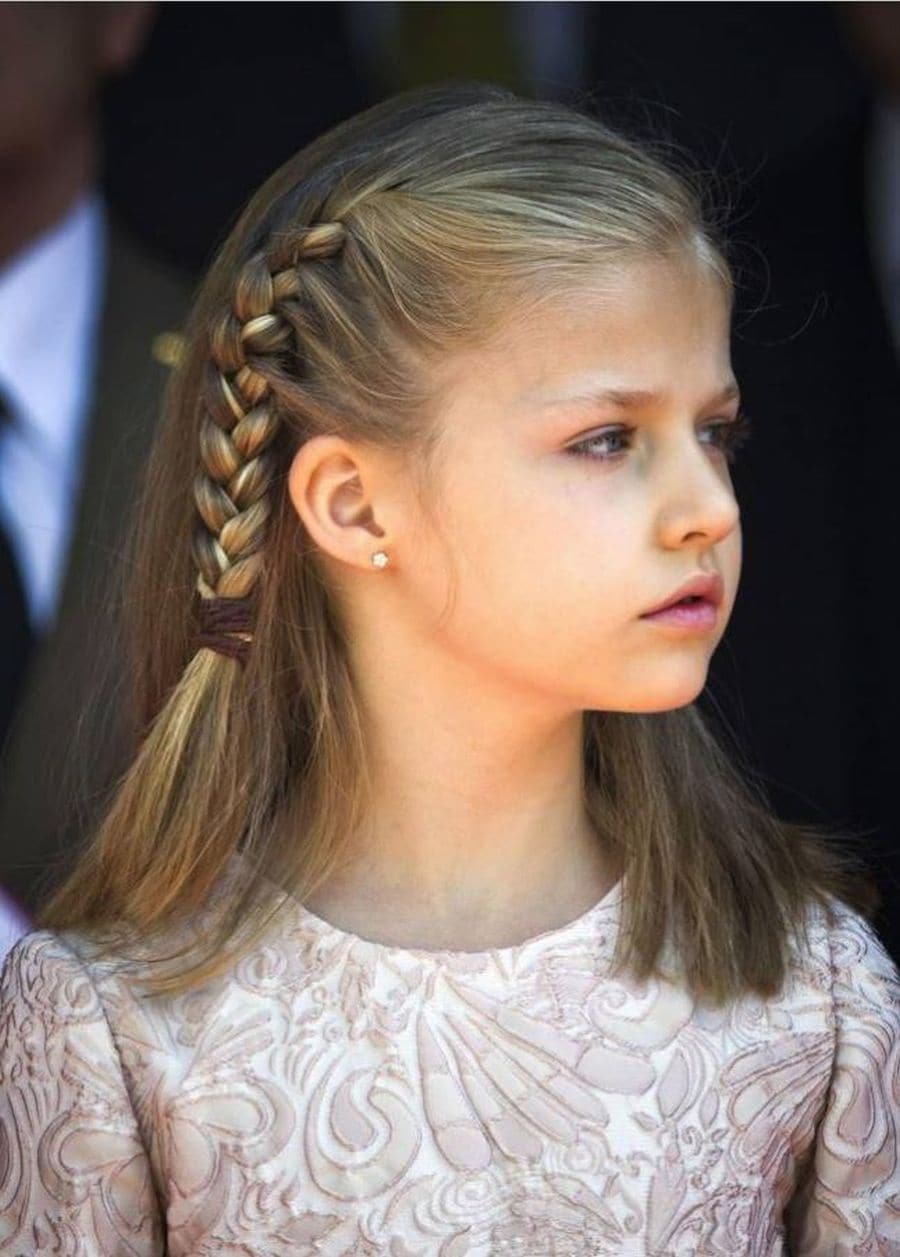 Fotos Los peinados con trenzas de la princesa Leonor  El Diario Vasco
