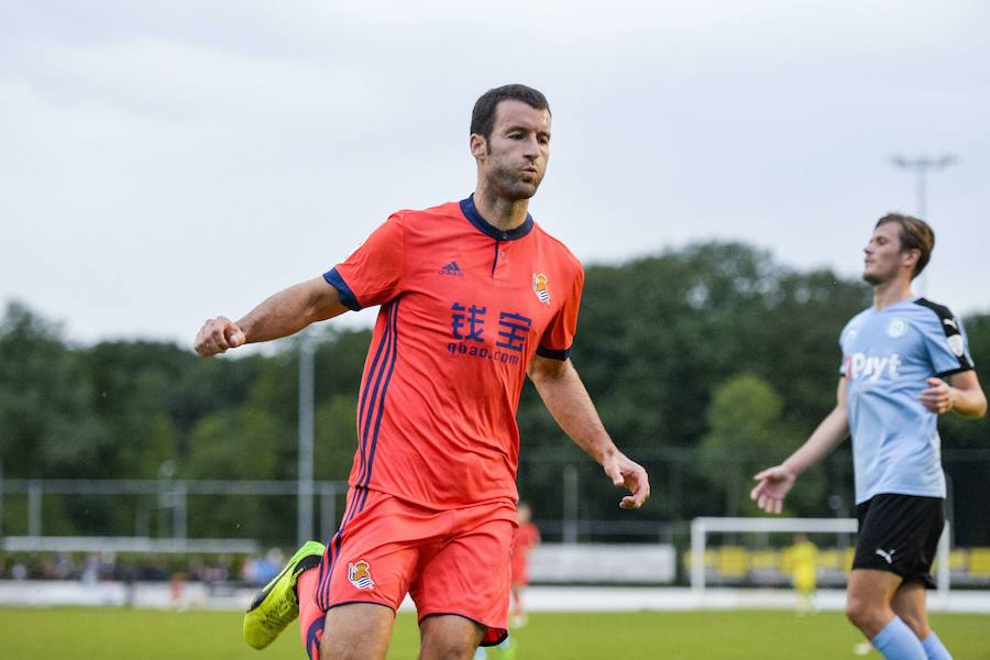 2017. Partido amistoso entre el Groningen y la Real Sociedad. 