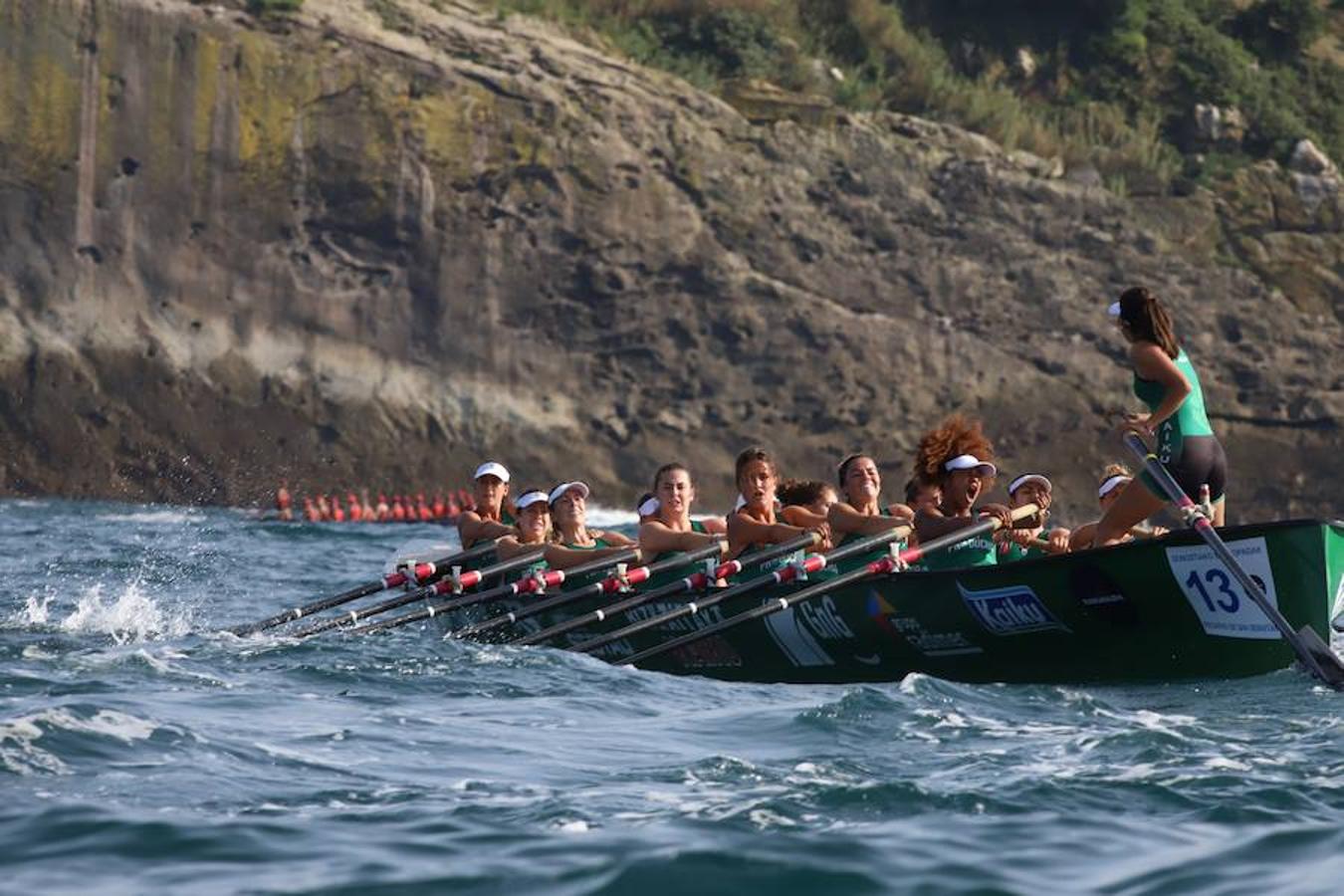 Kaiku y Tolosaldea se han erigido como las sorpresas de la primera jornada de la olimpiada del remo