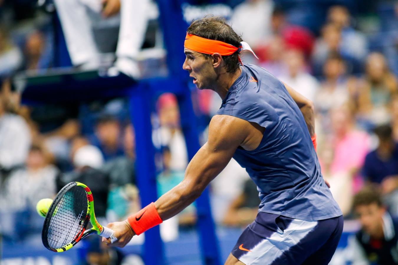 Las mejores imágenes del partido de cuartos de final del Abierto de Estados Unidos entre Rafa Nadal y Dominic Thiem. 