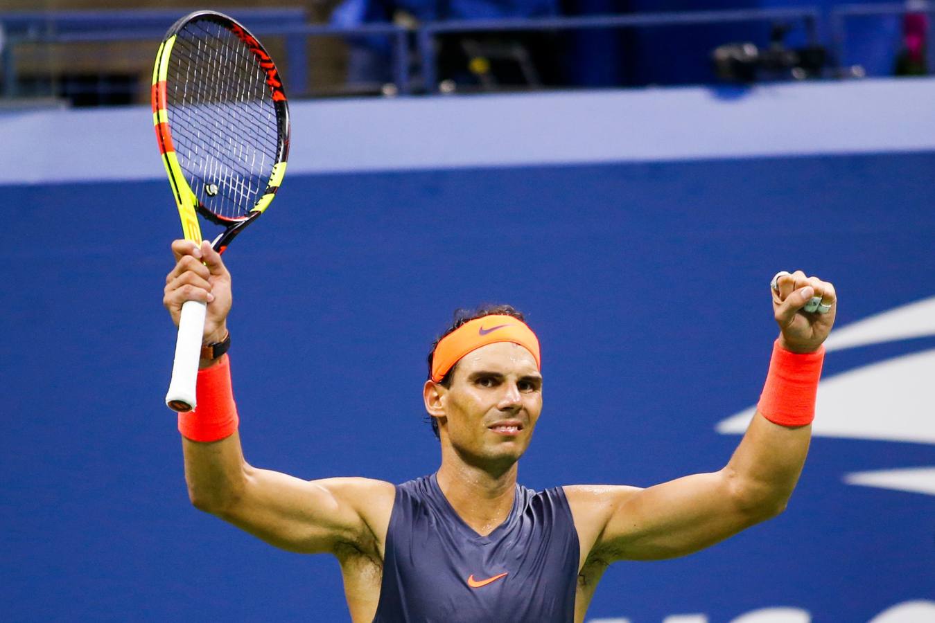 Las mejores imágenes del partido de cuartos de final del Abierto de Estados Unidos entre Rafa Nadal y Dominic Thiem. 