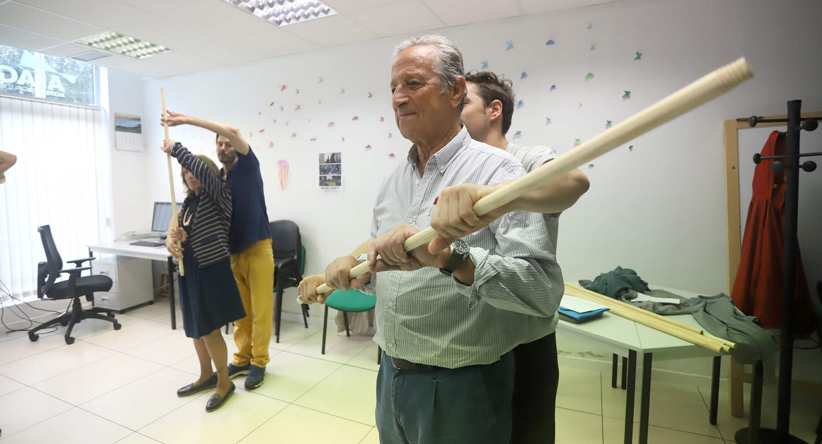 Los talleres de baile con enfermos de esta dolencia llegan el miércoles al escenario del Teatro Principal de Donostia
