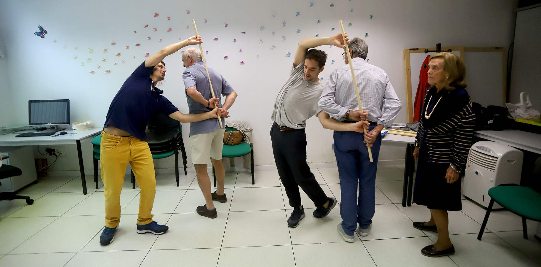 Los talleres de baile con enfermos de esta dolencia llegan el miércoles al escenario del Teatro Principal de Donostia