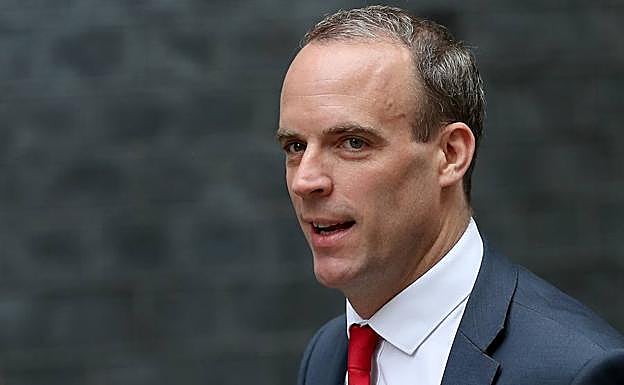 El ministro británico del 'Brexit', Dominic Raab.