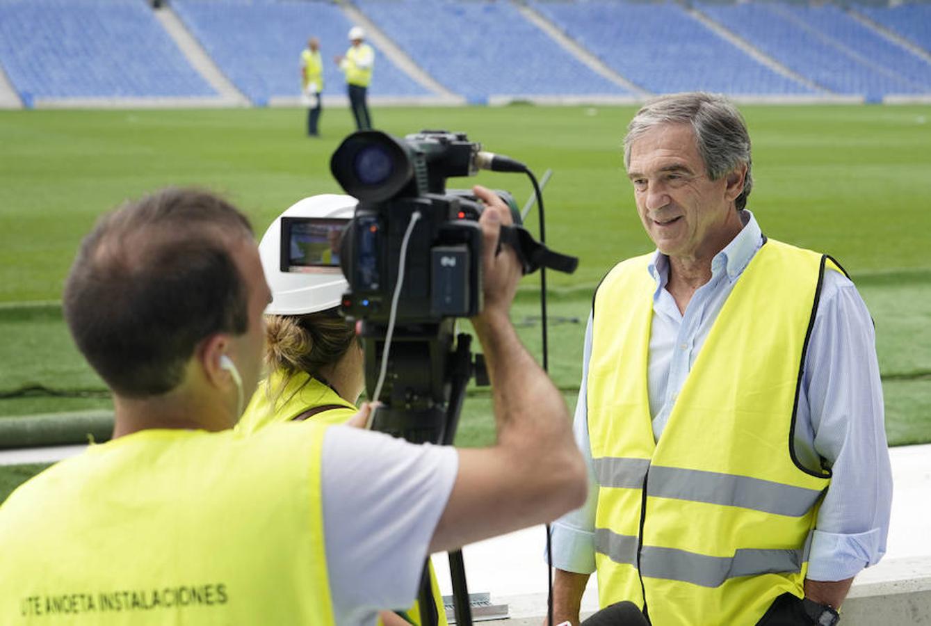 Arconada, Larrañaga, Rekarte, Prieto y Gorriz avalan el nuevo hogar txuri-urdin