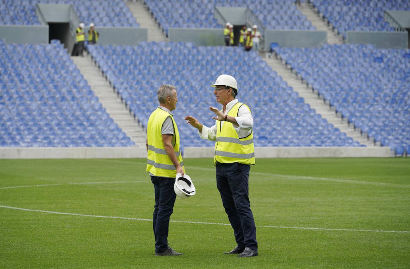 Arconada, Larrañaga, Rekarte, Prieto y Gorriz avalan el nuevo hogar txuri-urdin