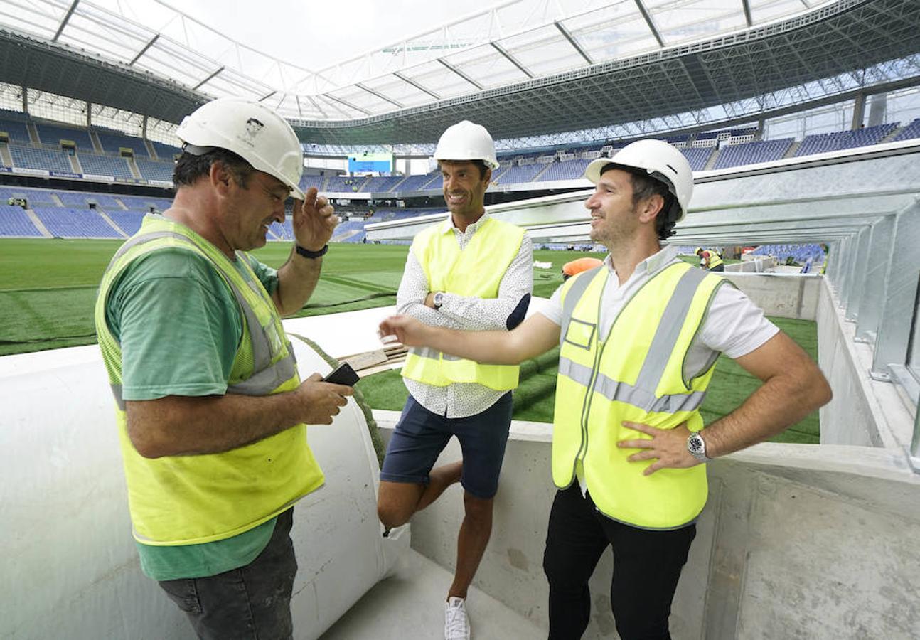 Arconada, Larrañaga, Rekarte, Prieto y Gorriz avalan el nuevo hogar txuri-urdin