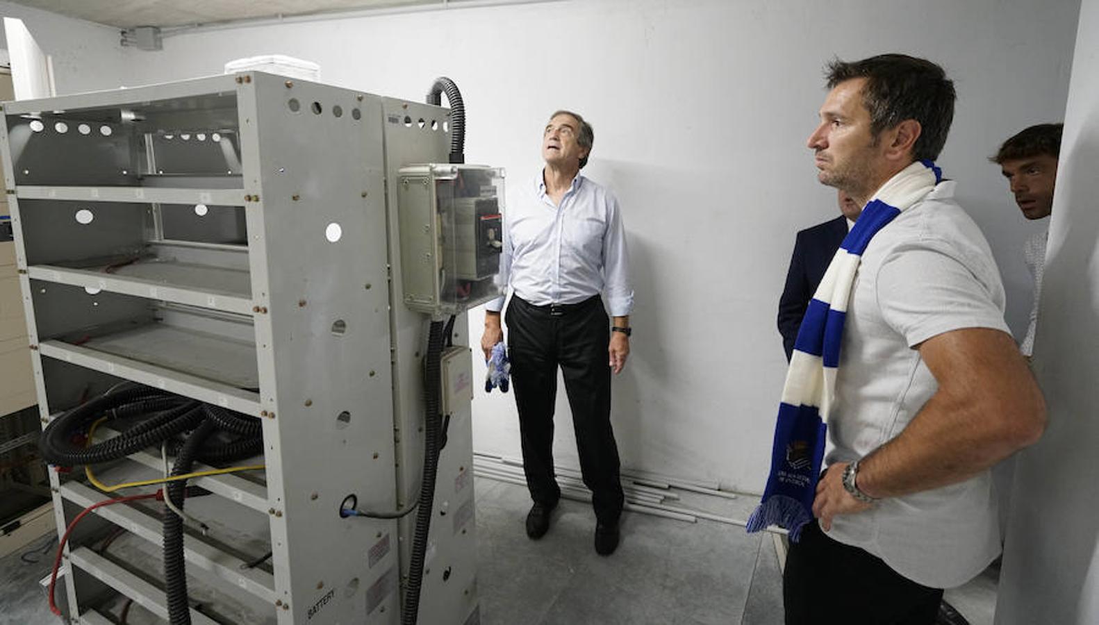 Arconada, Larrañaga, Rekarte, Prieto y Gorriz avalan el nuevo hogar txuri-urdin