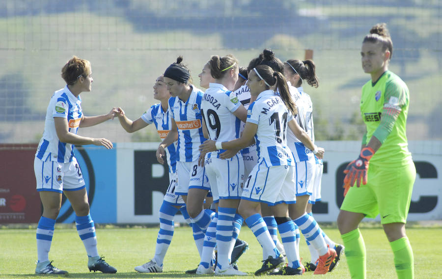 Gran estreno en Zubieta del equipo txuri-urdin, que ha vencido por 3-0