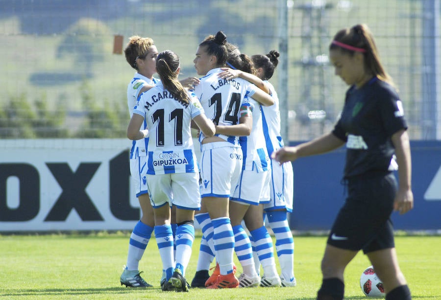 Gran estreno en Zubieta del equipo txuri-urdin, que ha vencido por 3-0