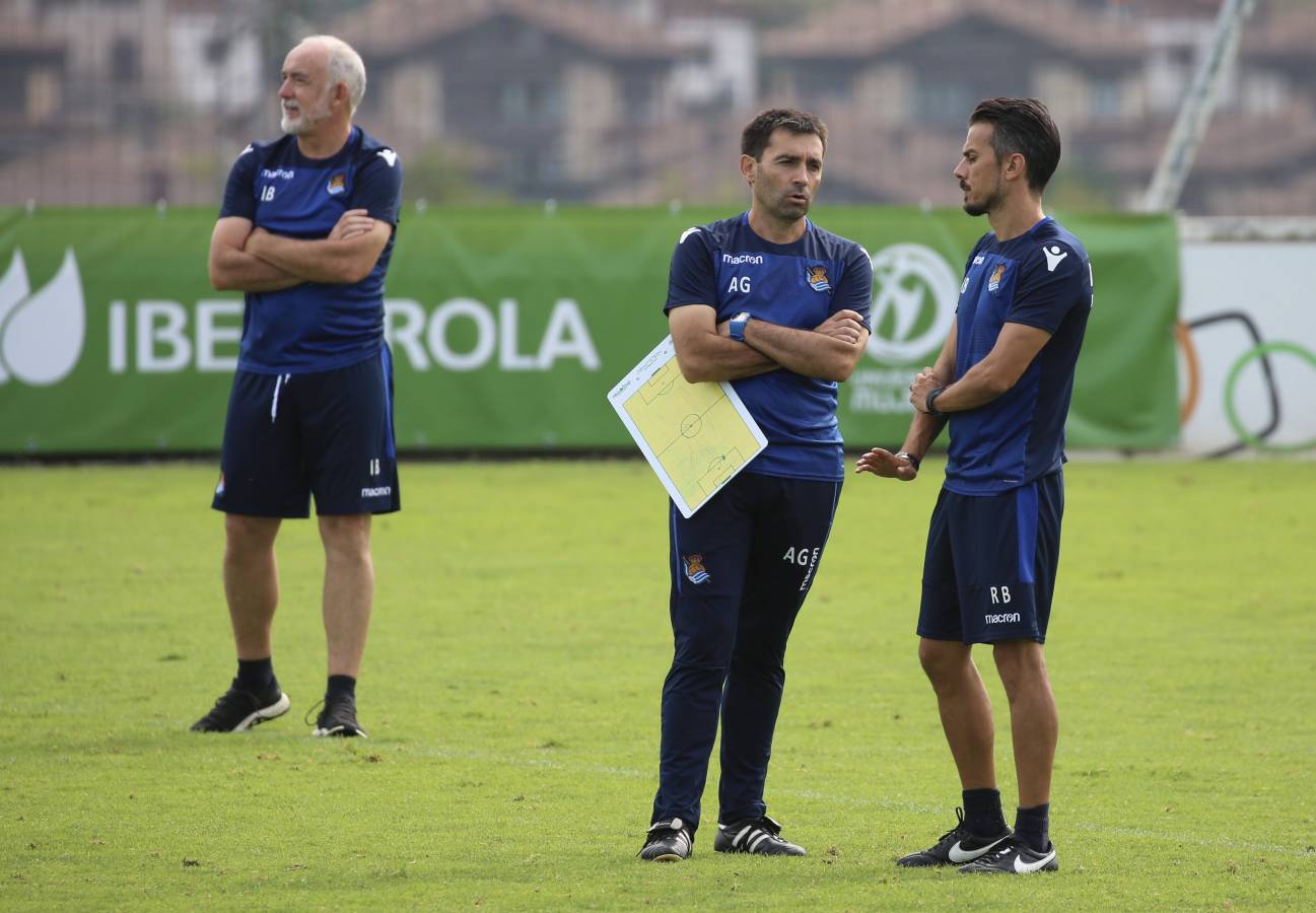 El atacante brasileño ha sido la gran novedad del último entrenamiento de la Real Sociedad.