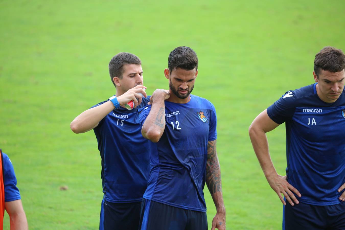 El atacante brasileño ha sido la gran novedad del último entrenamiento de la Real Sociedad.
