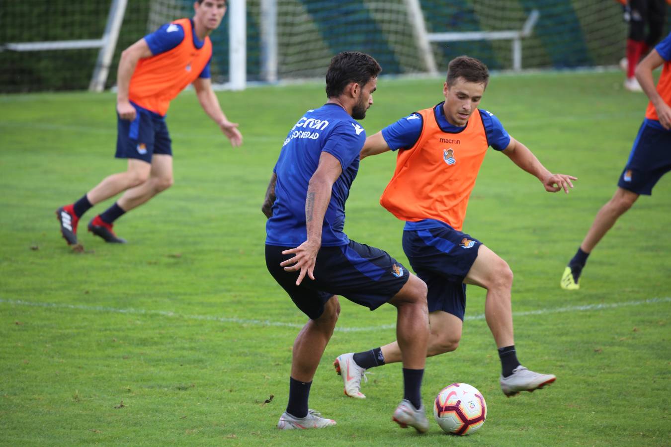 El atacante brasileño ha sido la gran novedad del último entrenamiento de la Real Sociedad.
