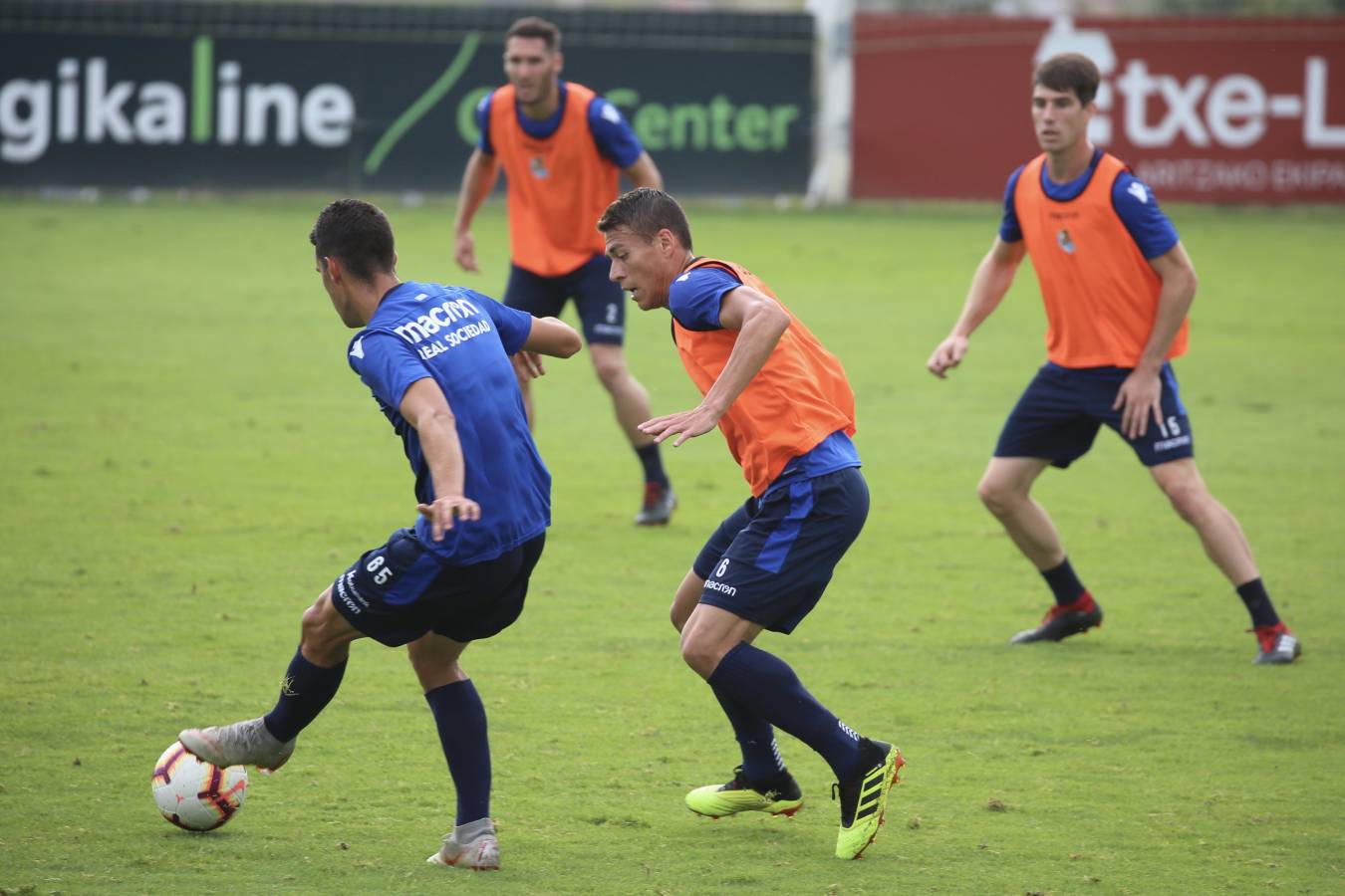 El atacante brasileño ha sido la gran novedad del último entrenamiento de la Real Sociedad.