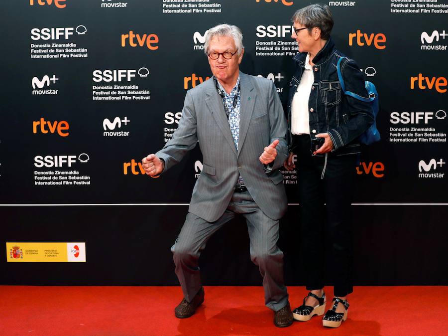 Los protagonistas de la alfombra roja de la gala inaugural de la 66 edición del Festival de Cine de San Sebastián