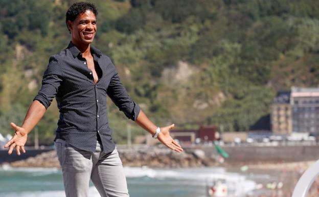 Imagen. Carlos Acosta, una de las imágenes del domingo en el Zinemaldia.