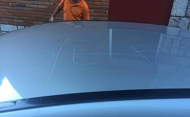 Vehículo del concejal José Manuel Pello. 