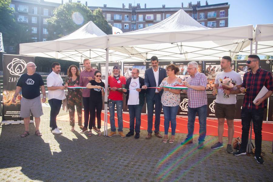 Los asistentes acabaron con los 10.000 pintxos que aportaron desinteresadamente restaurantes y bares