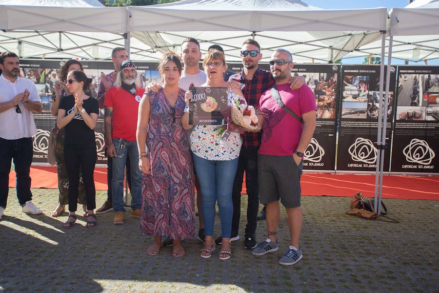 Los asistentes acabaron con los 10.000 pintxos que aportaron desinteresadamente restaurantes y bares