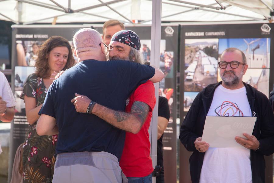 Los asistentes acabaron con los 10.000 pintxos que aportaron desinteresadamente restaurantes y bares