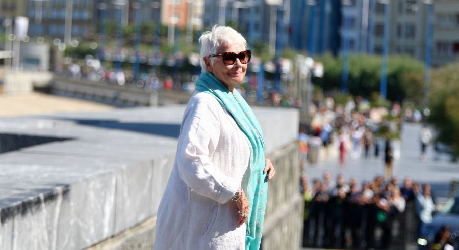 Judi Dench ha llegado este martes a San Sebastián para recibir el último Premio Donostia de esta edición del Zinemaldia. 